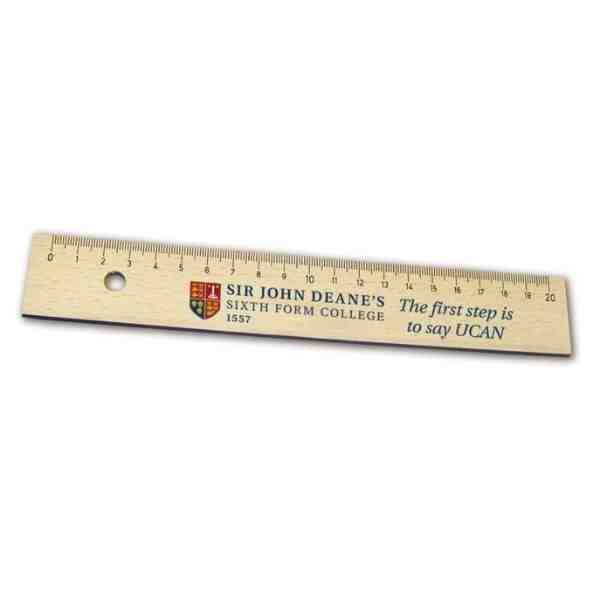 20cm ECO Premium Wooden Ruler